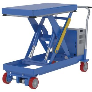 Vestil Traction Drive Electric Hydraulic Elevating Cart, 1,000 lb, 20-3/8 x 40-3/8 in