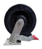 Vestil Phenolic Swivel With Total Brake Caster 8 In. Diameter x 2 In. Width 1250 Lb. Capacity Black