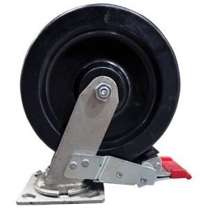 Vestil Phenolic Swivel With Total Brake Caster 8 In. Diameter x 2 In. Width 1250 Lb. Capacity Black