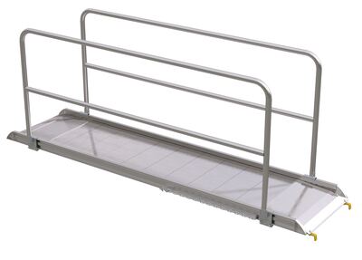 Vestil Alum Walk Ramp Handrail Hook 109.62 X 28 In Vestil Alum Walk Ramp Handrail Hook 109.62 X 28 In