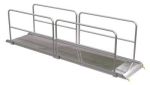 Vestil Alum Walk Ramp Handrail Hook 145.43 X 38 In