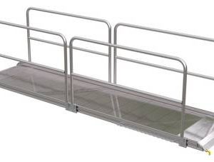 Vestil Alum Walk Ramp Handrail Hook 145.43 X 38 In