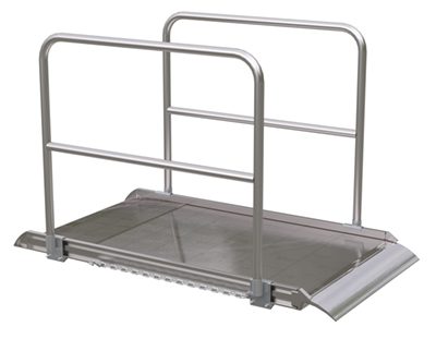 Vestil Alum Walk Ramp Handrail Overlap 72 X 38 In Vestil Alum Walk Ramp Handrail Overlap 72 X 38 In