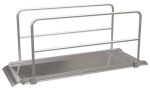Vestil Alum Walk Ramp Handrail Overlap 108 X 38 In