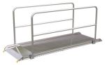 Vestil Alum Walk Ramp Handrail Hook 109.62 X 38 In