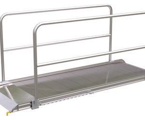 Vestil Alum Walk Ramp Handrail Hook 109.62 X 38 In