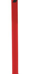 Vestil Steel Pipe Safety Bollard 24″X1.75″ Red
