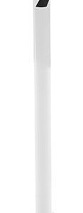 Vestil Steel Pipe Safety Bollard 24″X1.75″ Whte