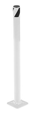 Vestil Steel Pipe Safety Bollard 24″X1.75″ Whte Vestil Steel Pipe Safety Bollard 24″X1.75″ Whte