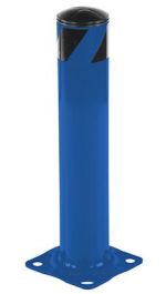 Vestil Steel Pipe Safety Bollard 24″X4.5″ Blue