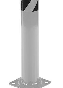 Vestil Steel Pipe Safety Bollard 24″X4.5″ Silvr