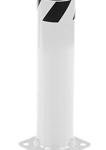 Vestil Steel Pipe Safety Bollard 24″X5.5″ White