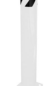Vestil Steel Pipe Safety Bollard 36″X5.5″ White