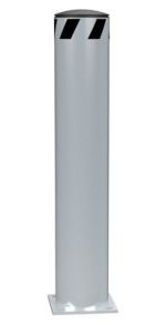 Vestil Steel Pipe Safety Bollard 36″X6.5″ Silvr
