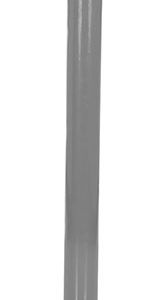 Vestil Steel Pipe Safety Bollard 42″X4.5″ Gray
