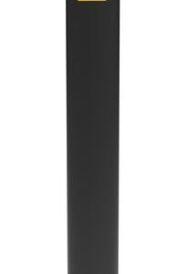 Vestil Steel Pipe Safety Bollard 42″X6.5″ Black