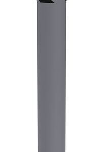 Vestil Steel Pipe Safety Bollard 42″X6.5″ Gray