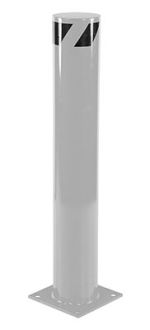 Vestil Steel Pipe Safety Bollard 42″X6.5″ Silvr