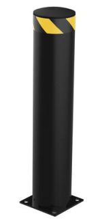 Vestil Steel Pipe Safety Bollard 42″X8.5″ Black