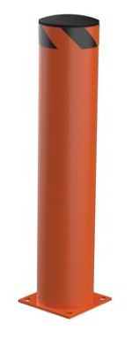 Vestil Steel Pipe Safety Bollard 42″X8.5″ Ornge