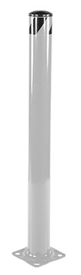 Vestil Steel Pipe Safety Bollard 48″X4.5″ Slvr Vestil Steel Pipe Safety Bollard 48″X4.5″ Slvr