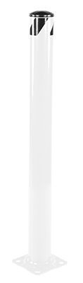 Vestil Steel Pipe Safety Bollard 48″X4.5″ White Vestil Steel Pipe Safety Bollard 48″X4.5″ White