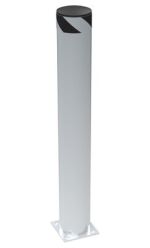 Vestil Steel Pipe Safety Bollard 48″X6.5″ Silvr