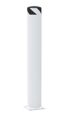 Vestil Steel Pipe Safety Bollard 48″X6.5″ White Vestil Steel Pipe Safety Bollard 48″X6.5″ White