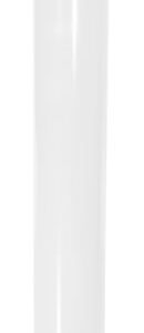 Vestil Steel Pipe Safety Bollard 48″X8.5″ White