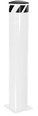 Vestil Steel Pipe Safety Bollard 48″X8.5″ White Vestil Steel Pipe Safety Bollard 48″X8.5″ White
