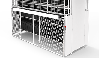 Vidir Tire Carousel with horizontal security gate option
