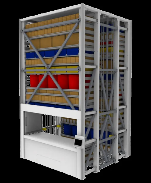 Vidir vertical lift module storage tower