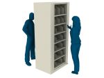 Aurora Times-2 SRF 7-Tier Letter Rotary Cabinets
