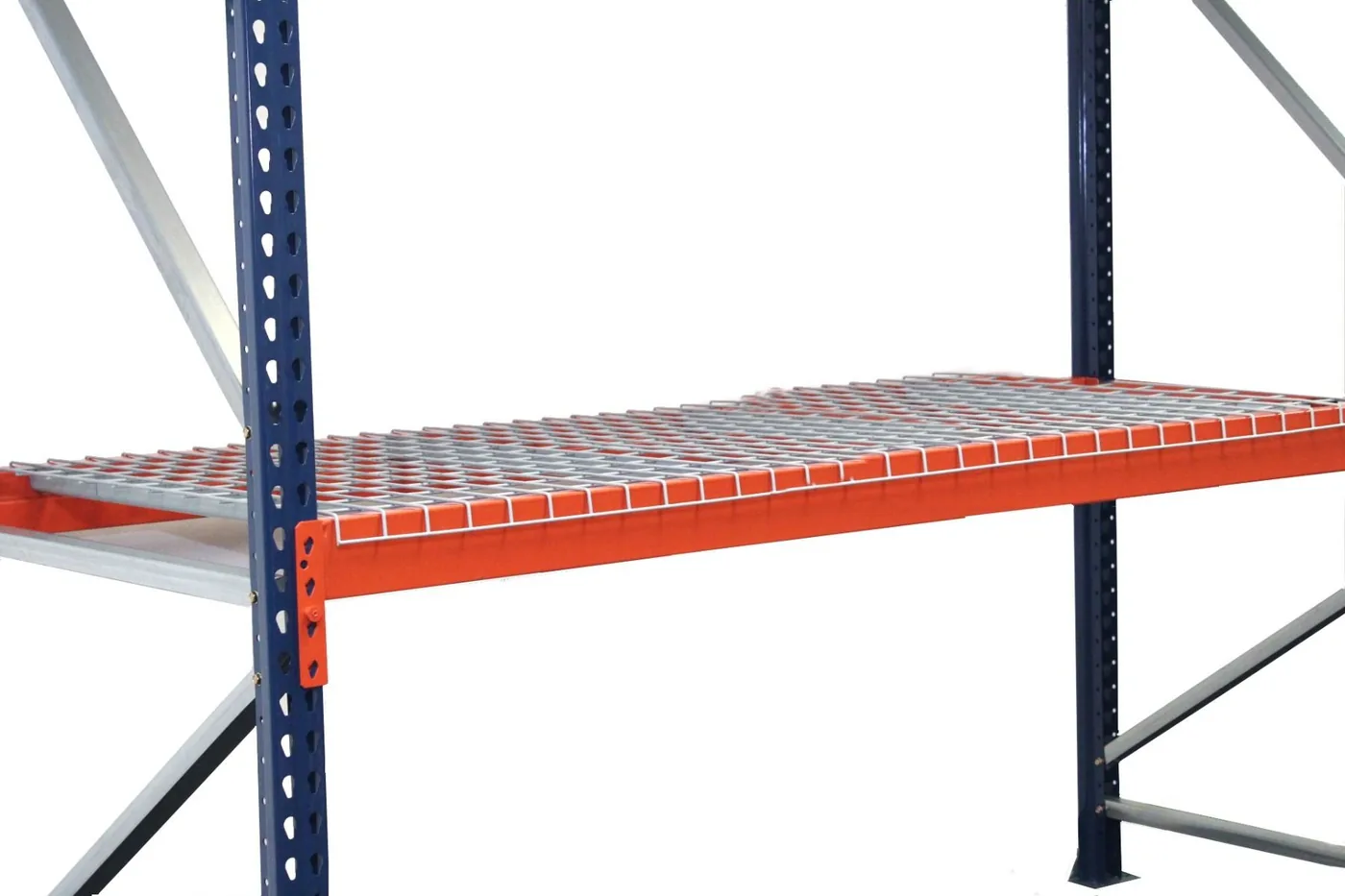 Interlake Pallet Rack with Wire Decking Starter