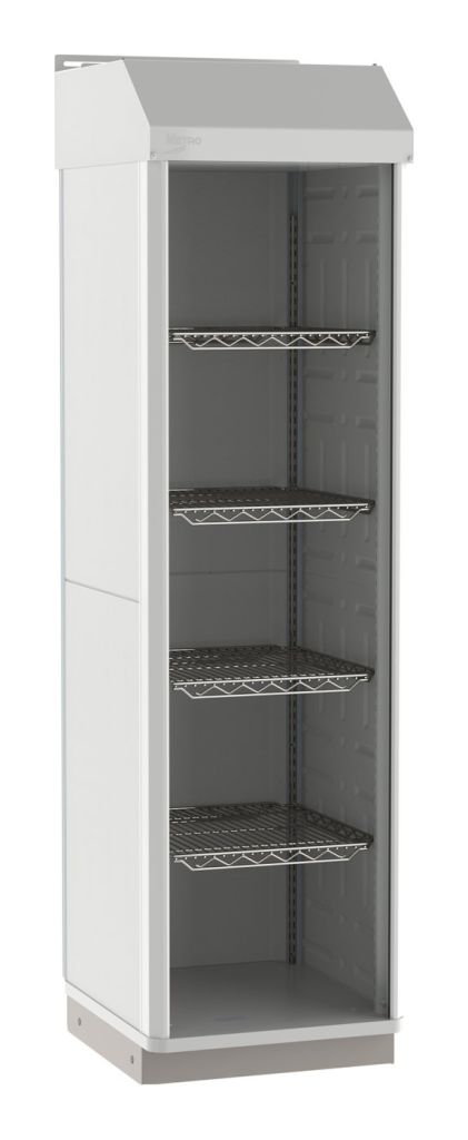 Metro Starsys stationary tambour door general supply cabinet